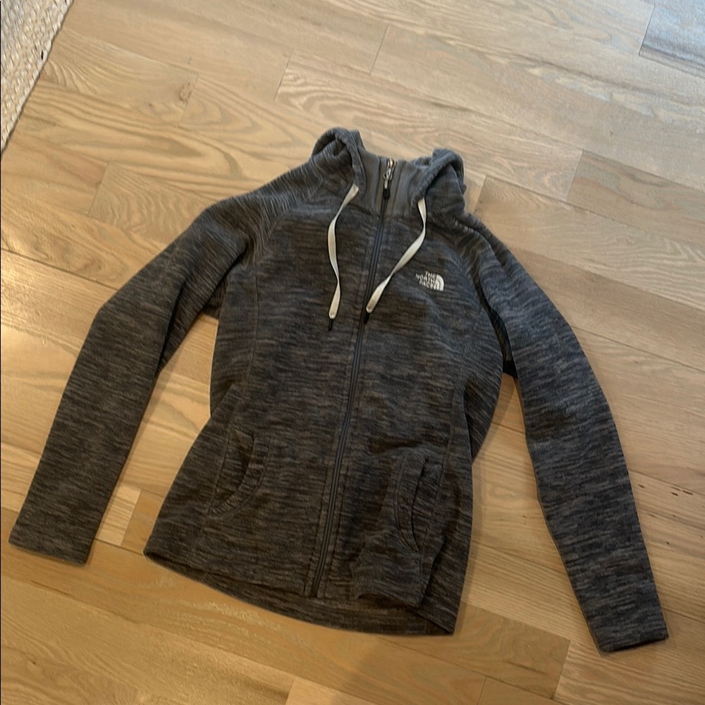 The North Face Gray Zip-Up Hoodie